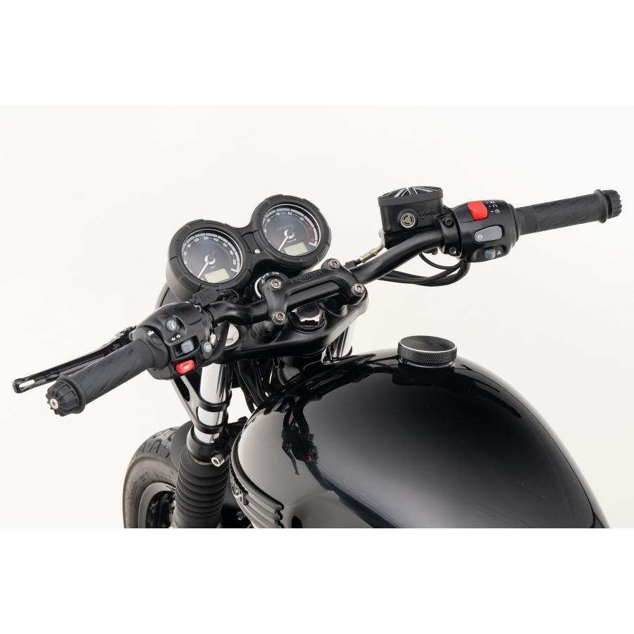 Motone(モートーン) ステムナット GODFATHER チタン ブラック/ポリッシュ T100/T120 (16-25) SpeedTwin900 (16-24) スクランブラー900 (17-25) MMU569 |  | 04