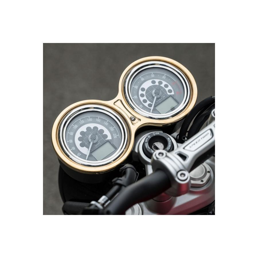 Motone(モートーン) メーターカバー SPEED CUFF ブラス T100/T120 (16-25) スラクストン Thruxton1200 (16-24) SpeedTwin1200 (19-24) MMU582 |  | 01