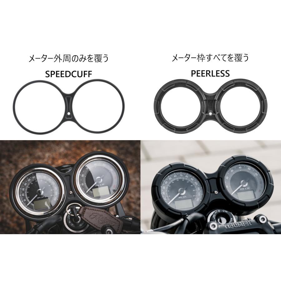 Motone(モートーン) メーターカバー SPEED CUFF ブラック T100/T120 (16-25) スラクストン Thruxton1200 (16-24) SpeedTwin1200 (19-24) MMU583 |  | 07