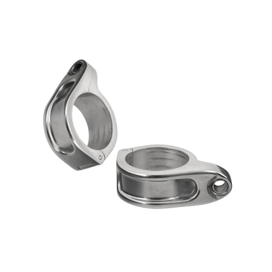 Motone(モートーン) フロントウインカーステー CLAMPITS Φ41フォーククランプ M8/M10用 ポリッシュ T100/T120 SpeedTwin900 スクランブラー900 | 