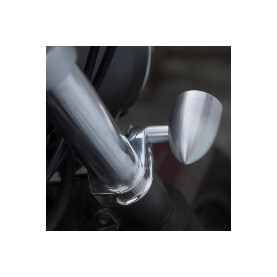 Motone(モートーン) フロントウインカーステー CLAMPITS Φ41フォーククランプ M8/M10用 ポリッシュ T100/T120 SpeedTwin900 スクランブラー900 |  | 02
