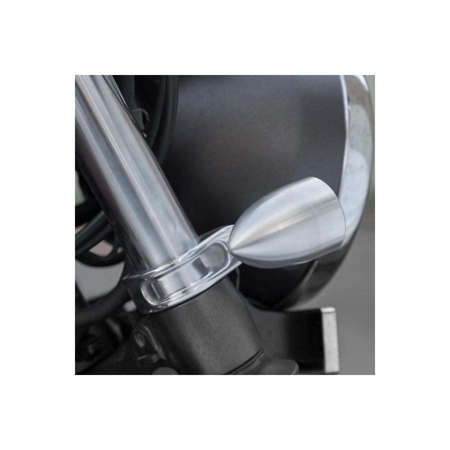 Motone(モートーン) フロントウインカーステー CLAMPITS Φ41フォーククランプ M8/M10用 ポリッシュ T100/T120 SpeedTwin900 スクランブラー900 |  | 03