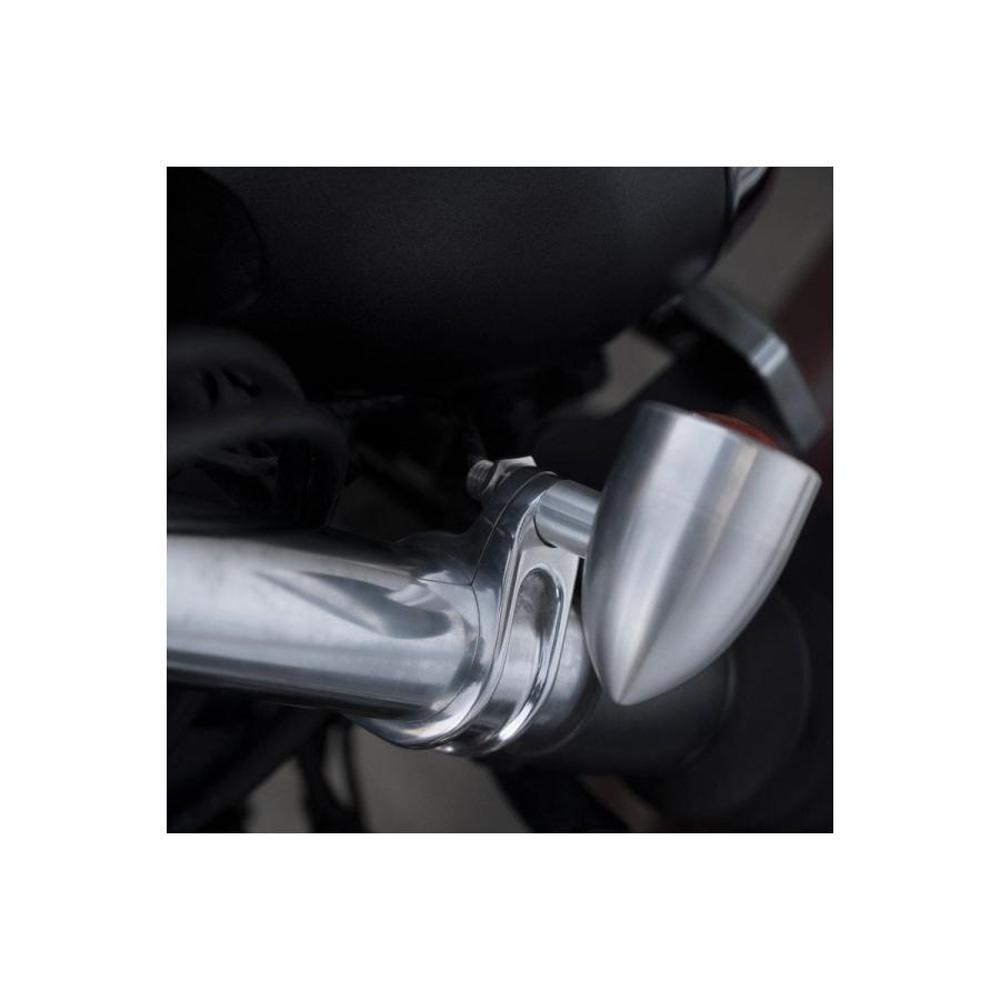 Motone(モートーン) フロントウインカーステー CLAMPITS Φ41フォーククランプ M8/M10用 ポリッシュ T100/T120 SpeedTwin900 スクランブラー900 |  | 04