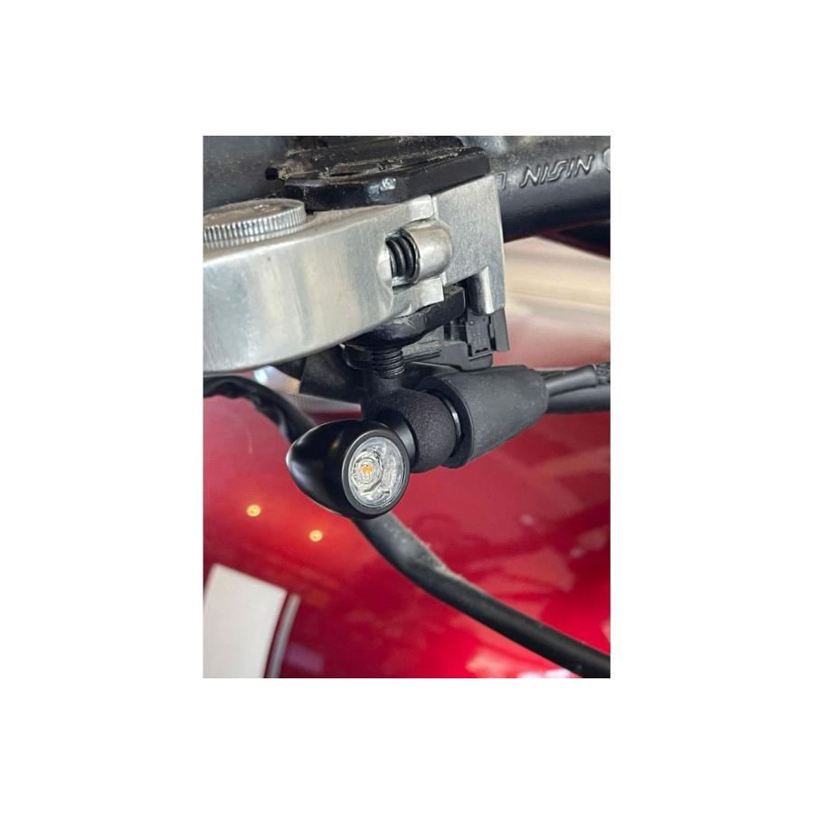 Motone(モートーン) フロントウインカーステー KLINGONS ハンドルマウント M8用 T100/T120 (16-25) SpeedTwin900 (16-24) スクランブラー900 (17-25) MMU596 |  | 05