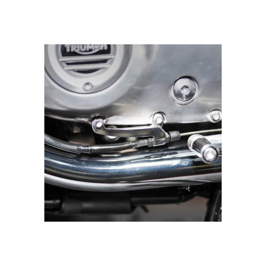 Motone(モートーン) クラッチケーブルガイド STILO ポリッシュ T100/T120 (16-25) SpeedTwin900 (16-25) スクランブラー Scrambler900 (17-25) MMU598 |  | 03