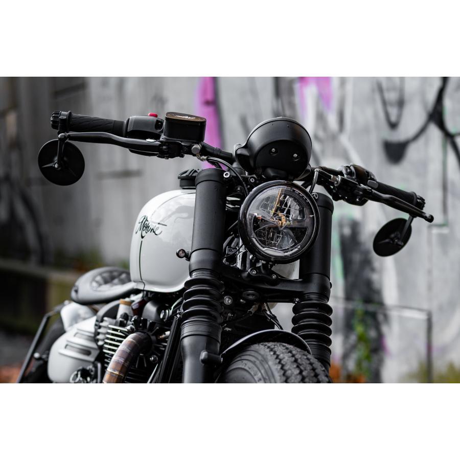 Motone(モートーン) フォークシュラウド ウインカーステー SPATZ M8/M10/純正用 Φ47 ボンネビル Bobber (21-25) Speedmaster (21-25) MMU615 |  | 04