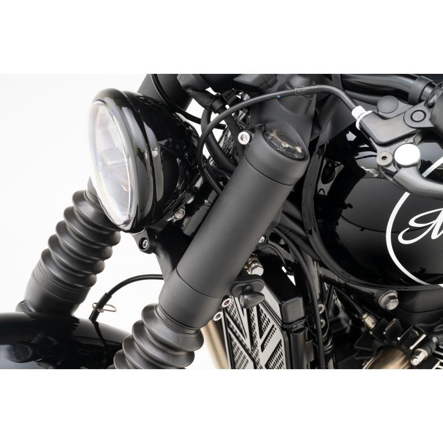 Motone(モートーン) フォークシュラウド ウインカーステー SPATZ M8/M10/純正用 Φ47 ボンネビル Bobber (21-25) Speedmaster (21-25) MMU615 |  | 06