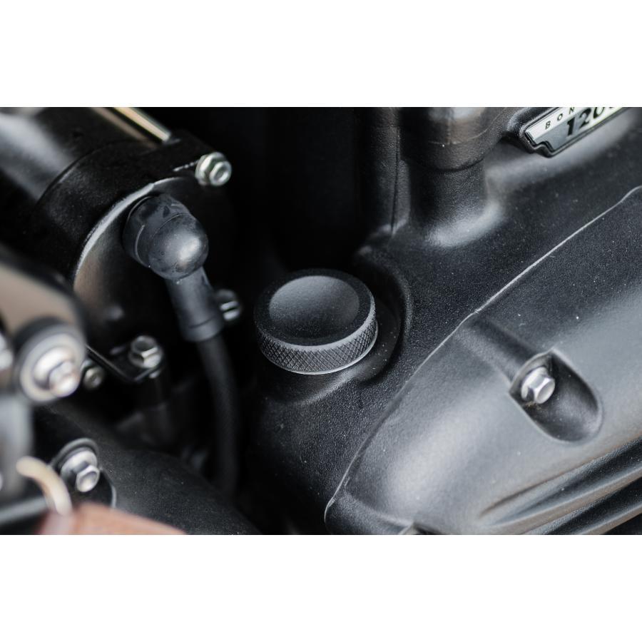 Motone(モートーン) オイルフィラーキャップ PARABOLA ディッシュ ブラック T100/T120 (02-25) SpeedTwin900 (16-25) スクランブラー900 (17-25) MMU619 |  | 01
