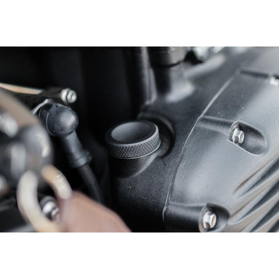 Motone(モートーン) オイルフィラーキャップ PARABOLA ディッシュ ブラック T100/T120 (02-25) SpeedTwin900 (16-25) スクランブラー900 (17-25) MMU619 |  | 02