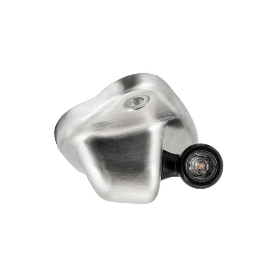 モートーン リアウインカーステー LAMPREY シート下マウント M8用 ブラッシュ Bonneville Bobber MMU672 |  | 01