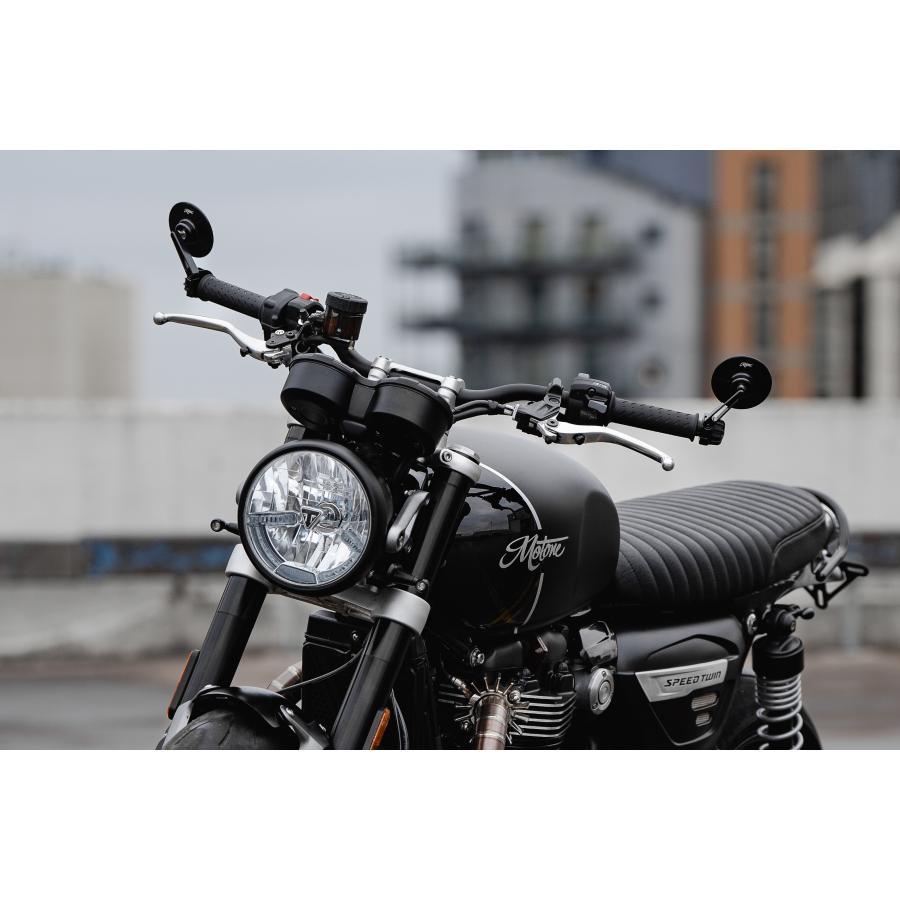 Motone(モートーン) バーエンドミラー TURISMO 80mm 1個 T100/T120 (16-25) SpeedTwin900 (16-25) スクランブラー Scrambler900 (17-25) MRR004 |  | 05