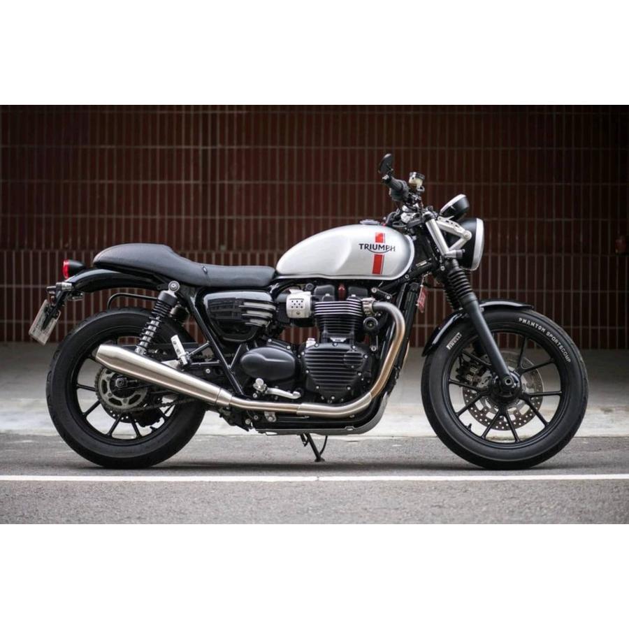 Motone(モートーン) シート RATTLER カフェスタイル ブラック T100/T120 (16-25) SpeedTwin900 (16-24) スクランブラー Scrambler900 (17-25) MSM024 |  | 03