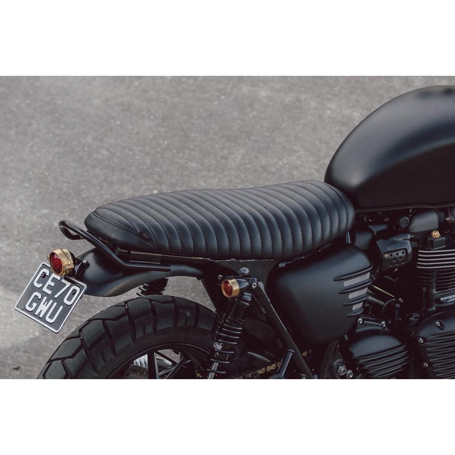 Motone(モートーン) シート VIPER リブ ブラック T100/T120 (16-25) SpeedTwin900 (16-24) スクランブラー Scrambler900 (17-25) MSM025 |  | 01