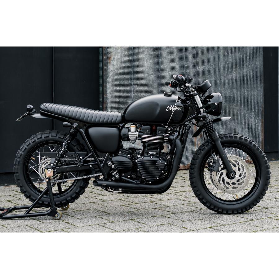 Motone(モートーン) シート VIPER リブ ブラック T100/T120 (16-25) SpeedTwin900 (16-24) スクランブラー Scrambler900 (17-25) MSM025 |  | 06
