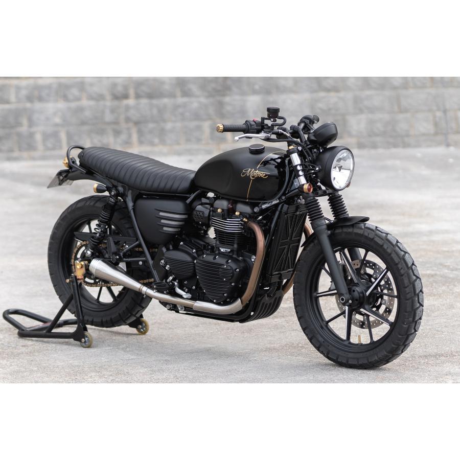 Motone(モートーン) シート VIPER リブ ブラック T100/T120 (16-25) SpeedTwin900 (16-24) スクランブラー Scrambler900 (17-25) MSM025 |  | 07