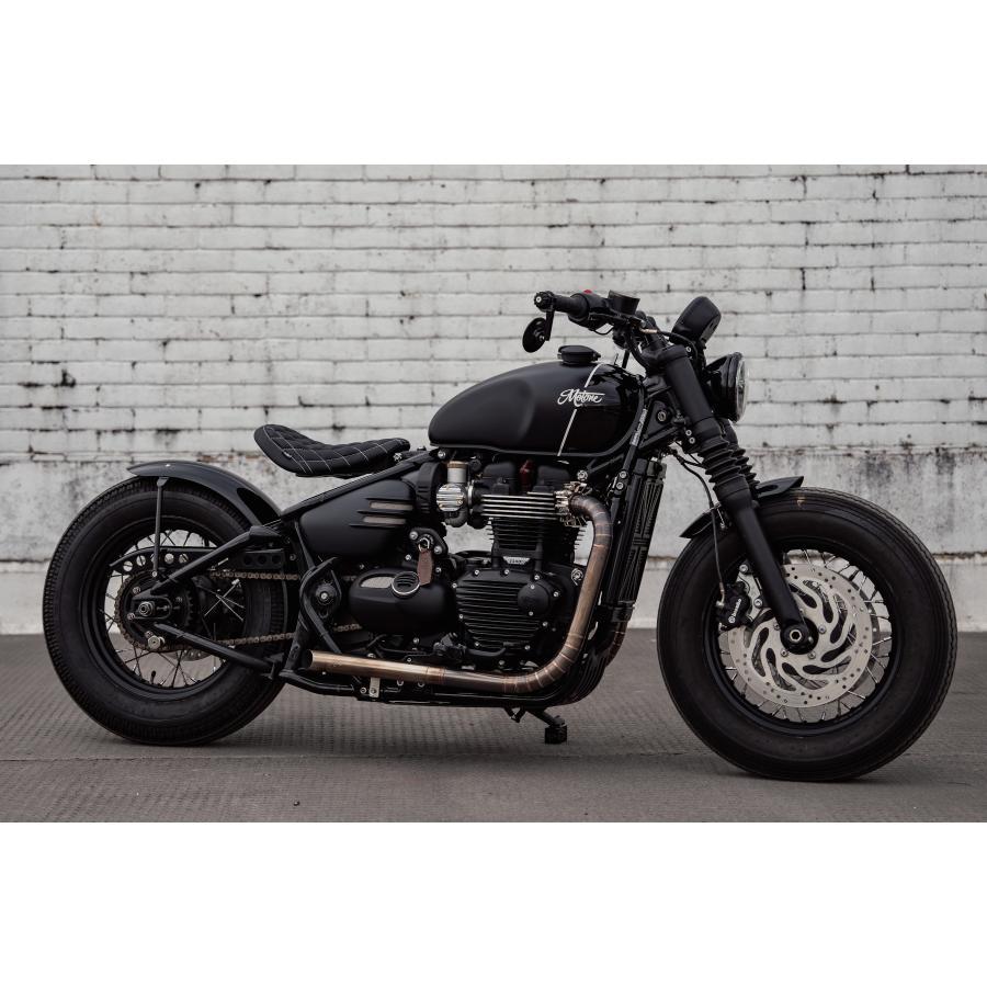 Motone(モートーン) シート KING COBRA フルダイヤモンドステッチ ブラック ボンネビル Bobber (17-25) MSM031 |  | 05