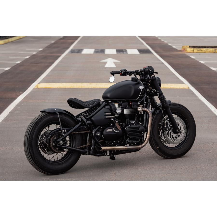 Motone(モートーン) シート KING COBRA フルダイヤモンドステッチ ブラック ボンネビル Bobber (17-25) MSM031 |  | 06