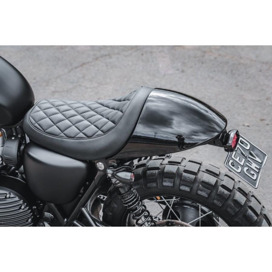 Motone(モートーン) シート FASTBACK カフェレーサー ブラック T100/T120 (16-25) SpeedTwin900 (16-24) スクランブラー Scrambler900 (17-25) MSM041 |  | 01