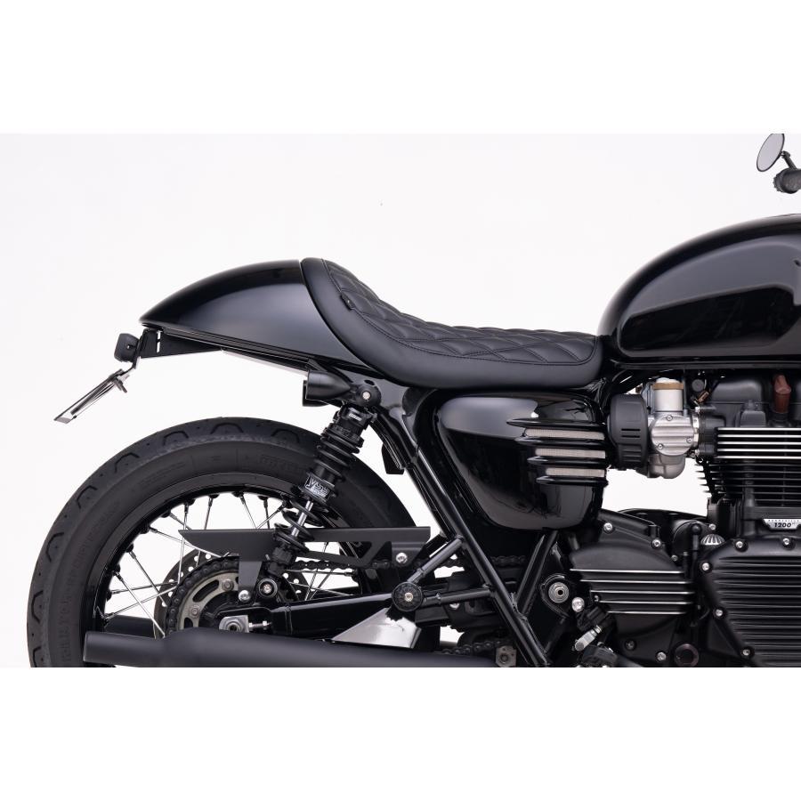 Motone(モートーン) シート FASTBACK カフェレーサー ブラック T100/T120 (16-25) SpeedTwin900 (16-24) スクランブラー Scrambler900 (17-25) MSM041 |  | 03