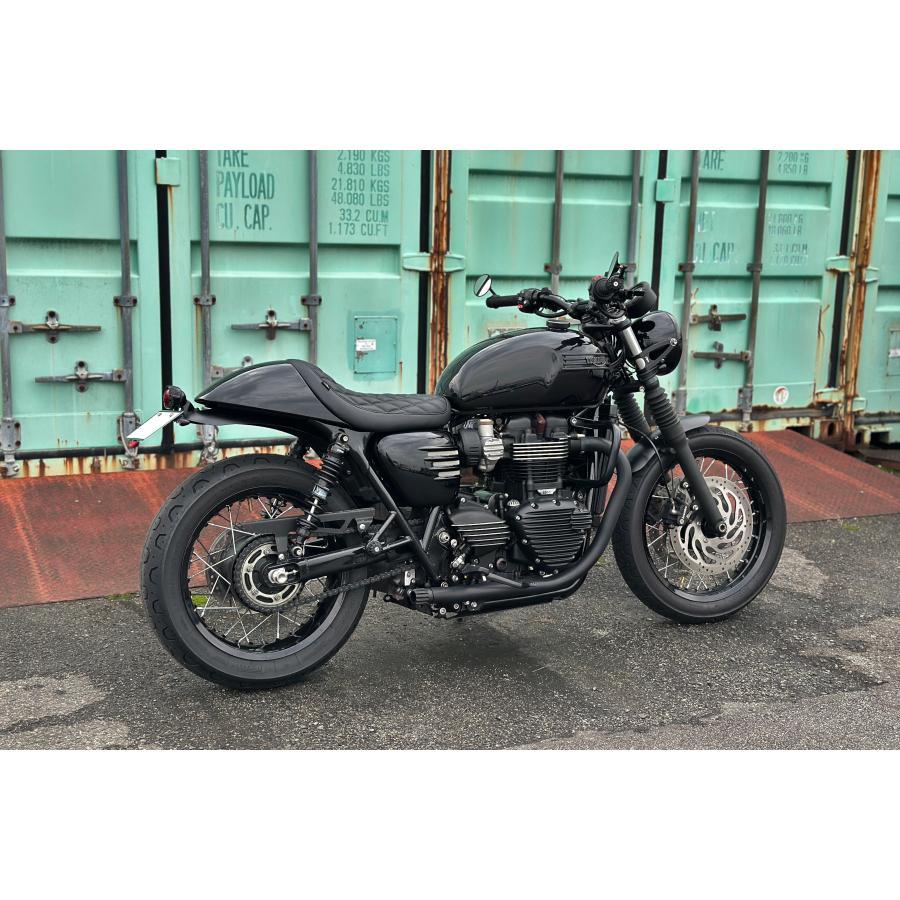 Motone(モートーン) シート FASTBACK カフェレーサー ブラック T100/T120 (16-25) SpeedTwin900 (16-24) スクランブラー Scrambler900 (17-25) MSM041 |  | 04
