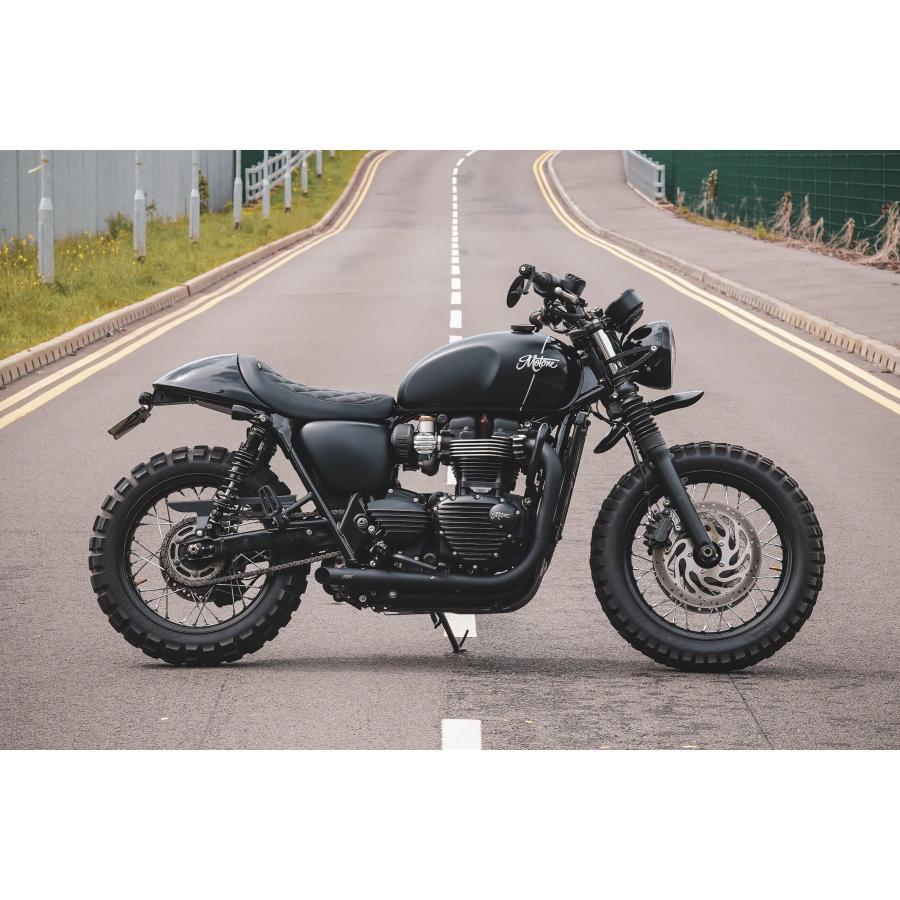 Motone(モートーン) シート FASTBACK カフェレーサー ブラック T100/T120 (16-25) SpeedTwin900 (16-24) スクランブラー Scrambler900 (17-25) MSM041 |  | 07