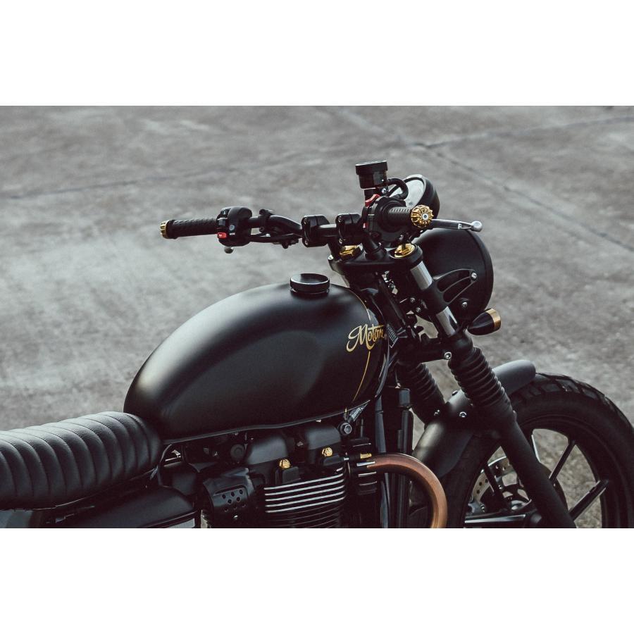 Motone(モートーン) ハンドルライザー 22mm ブラック Street Twin/Speed Twin 900 (16-24) MTE040 |  | 05