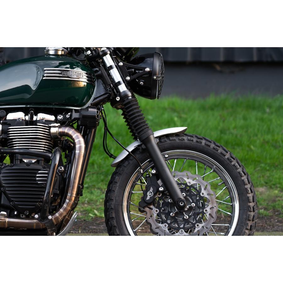 Motone(モートーン) フロントフェンダー SHORTY アルミ ブラッシュ T100/T120 (16-25) SpeedTwin900 (16-24) スクランブラー Scrambler900 (17-25) MTE110 |  | 01