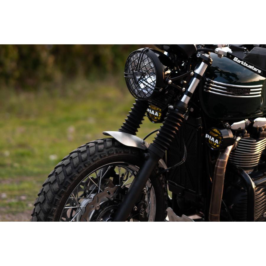 Motone(モートーン) フロントフェンダー SHORTY アルミ ブラッシュ T100/T120 (16-25) SpeedTwin900 (16-24) スクランブラー Scrambler900 (17-25) MTE110 |  | 02