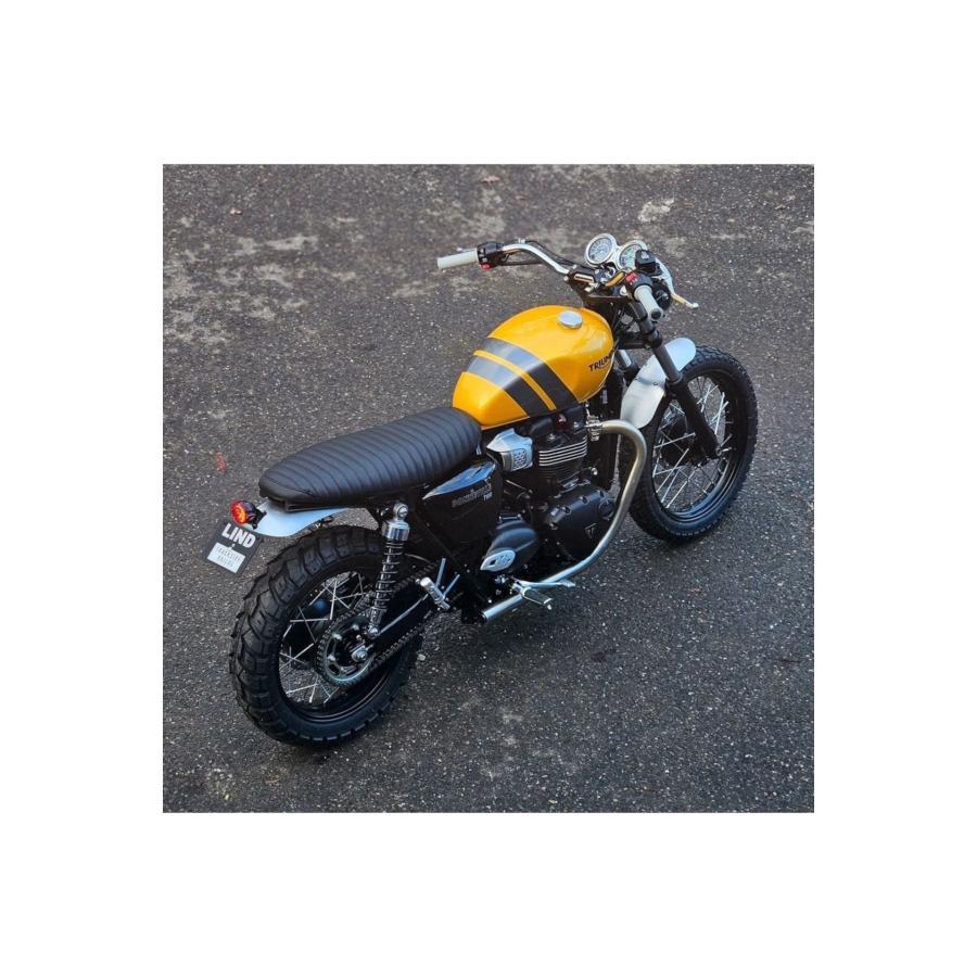 Motone(モートーン) フロントフェンダー SHORTY アルミ ブラッシュ T100/T120 (16-25) SpeedTwin900 (16-24) スクランブラー Scrambler900 (17-25) MTE110 |  | 04