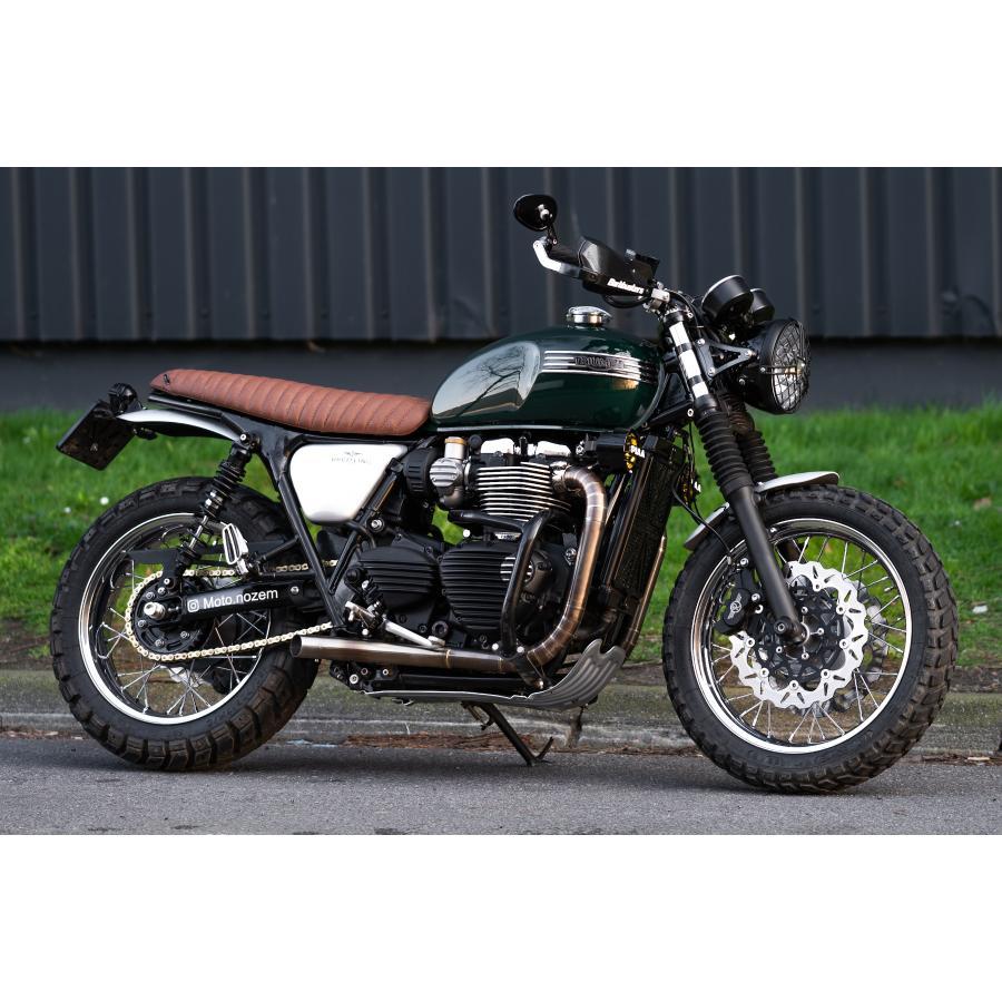 Motone(モートーン) フロントフェンダー SHORTY アルミ ブラッシュ T100/T120 (16-25) SpeedTwin900 (16-24) スクランブラー Scrambler900 (17-25) MTE110 |  | 05
