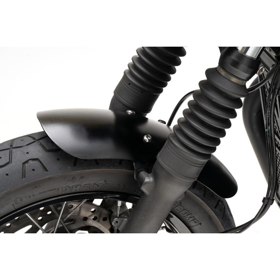 Motone(モートーン) フロントフェンダー SHORTY アルミ ブラック T100/T120 (16-25) SpeedTwin900 (16-24) スクランブラー Scrambler900 (17-25) MTE116 |  | 01