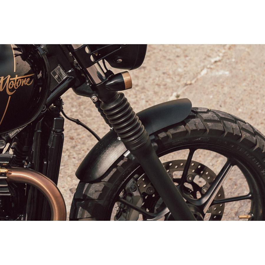 Motone(モートーン) フロントフェンダー SHORTY アルミ ブラック T100/T120 (16-25) SpeedTwin900 (16-24) スクランブラー Scrambler900 (17-25) MTE116 |  | 02