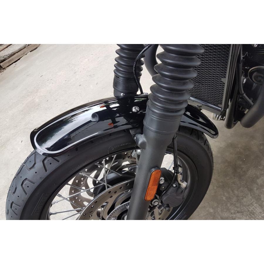 Motone(モートーン) フロントフェンダー DUCKBILL ABS樹脂 グロスブラック T100/T120 (16-25) SpeedTwin900 (16-24) スクランブラー900 (17-25) MTE118 |  | 01