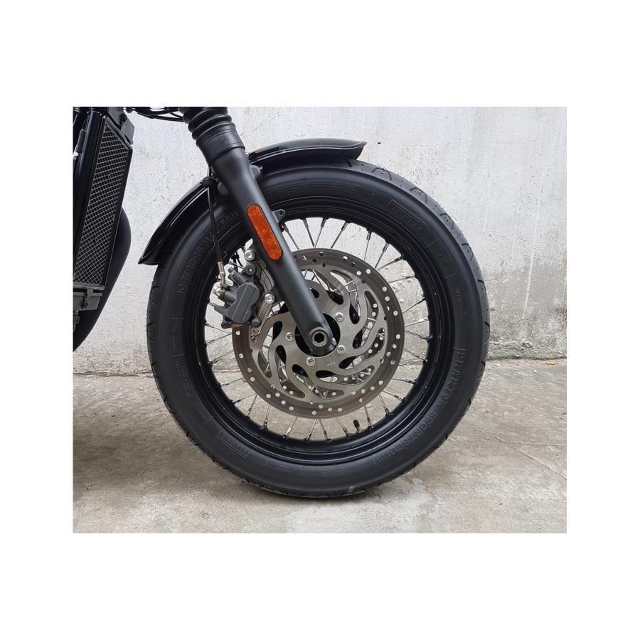 Motone(モートーン) フロントフェンダー DUCKBILL ABS樹脂 グロスブラック T100/T120 (16-25) SpeedTwin900 (16-24) スクランブラー900 (17-25) MTE118 |  | 02