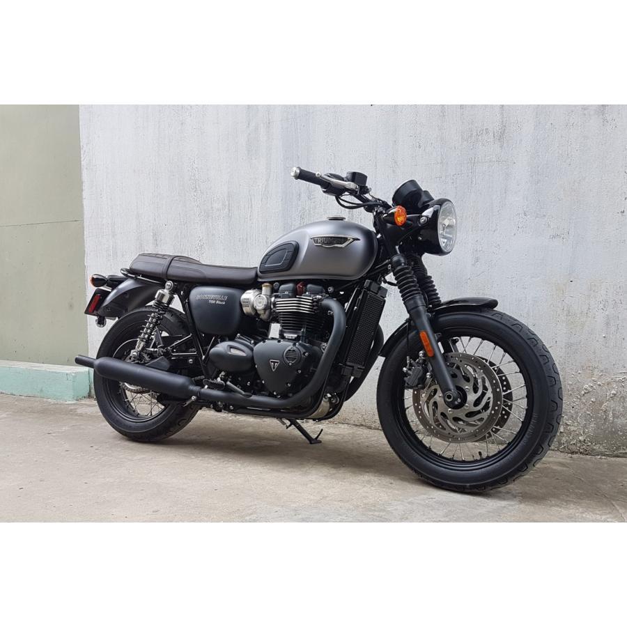 Motone(モートーン) フロントフェンダー DUCKBILL ABS樹脂 グロスブラック T100/T120 (16-25) SpeedTwin900 (16-24) スクランブラー900 (17-25) MTE118 |  | 04