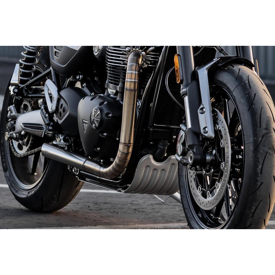 Motone(モートーン) アンダーガード DEFENDER アルミ シルバー T100/T120 (16-25) SpeedTwin900 (16-25) スラクストン Thruxton/R/RS (16-24) MTE138 |  | 03