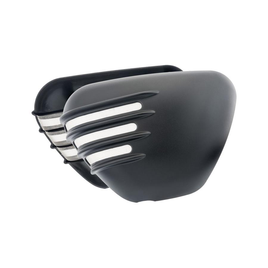 Motone(モートーン) サイドカバー リブ マットブラック T100 (17-25) Street Twin/Speed Twin 900 (16-24) MTE141 | 