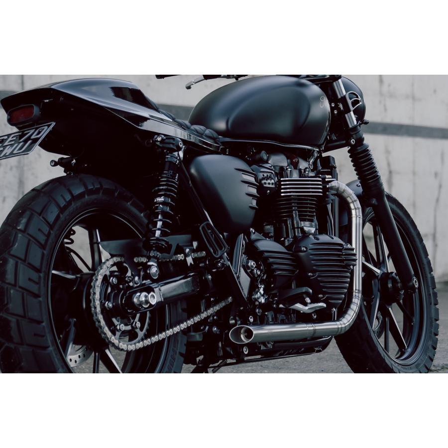 Motone(モートーン) サイドカバー リブ マットブラック T100 (17-25) Street Twin/Speed Twin 900 (16-24) MTE141 |  | 03