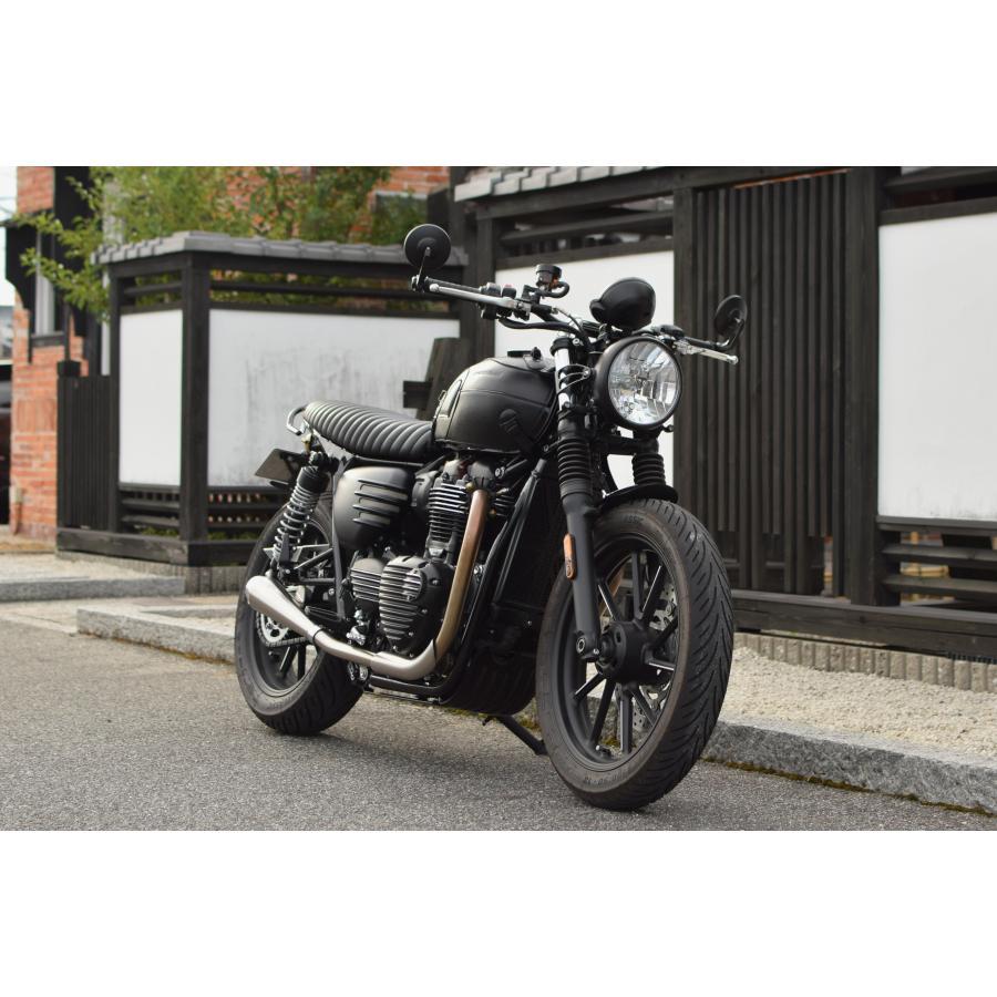 Motone(モートーン) サイドカバー リブ マットブラック T100 (17-25) Street Twin/Speed Twin 900 (16-24) MTE141 |  | 04