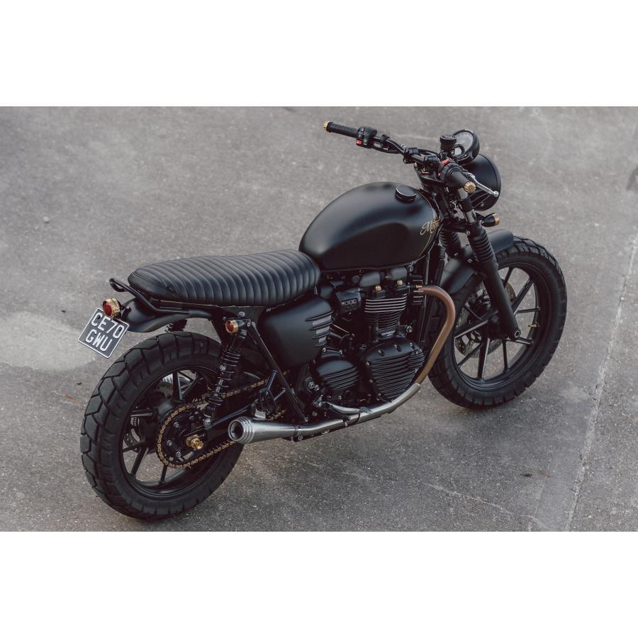 Motone(モートーン) サイドカバー リブ マットブラック T100 (17-25) Street Twin/Speed Twin 900 (16-24) MTE141 |  | 06