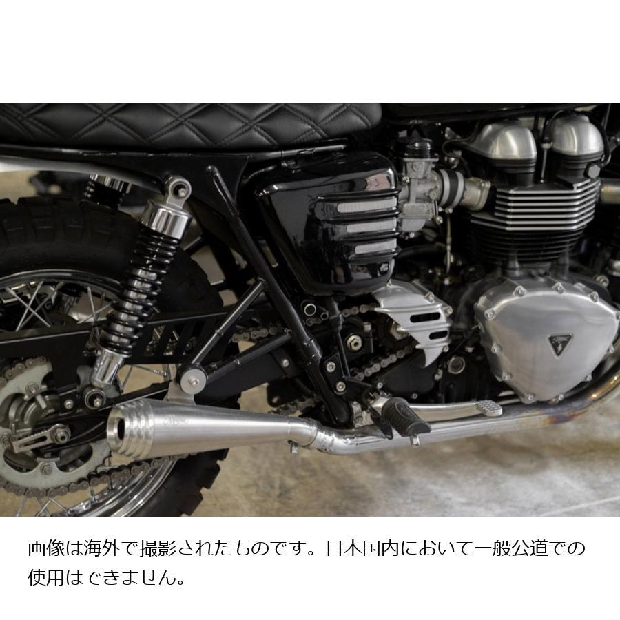 Motone(モートーン) スリップオンマフラー SATURN V ブラッシュ 空冷 ボンネビル T100 (02-15) MTE174 |  | 01