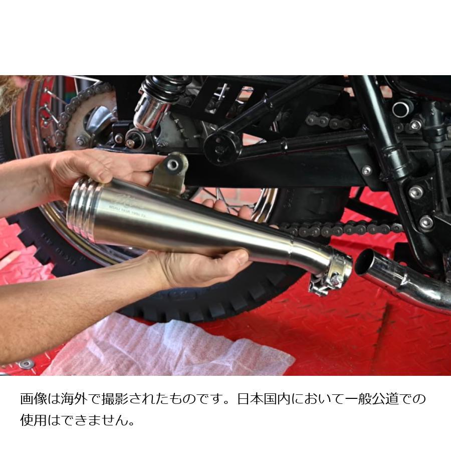 Motone(モートーン) スリップオンマフラー SATURN V ブラッシュ 空冷 ボンネビル T100 (02-15) MTE174 |  | 02