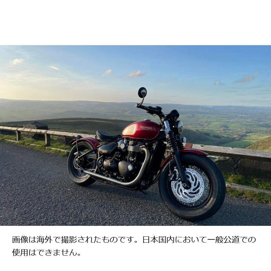 Motone(モートーン) スラッシュカットマフラー BEDLAM ブラッシュ ボンネビル Bobber (17-24) Speedmaster (18-24) MTE180 |  | 02