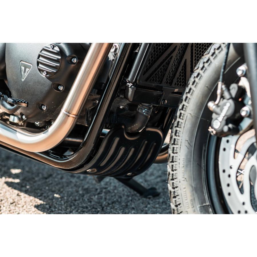 Motone(モートーン) アンダーガード DEFENDER アルミ ブラック ボンネビル Bobber (17-25) MTE182 |  | 02