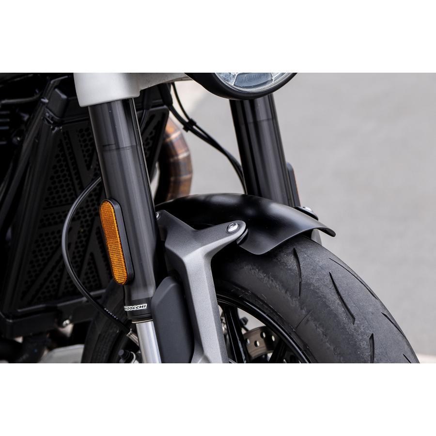 モートーン フロントフェンダー SHORTY アルミ ブラック SpeedTwin1200 (21-24) Speed400 (24-25) MTE1 |  | 02
