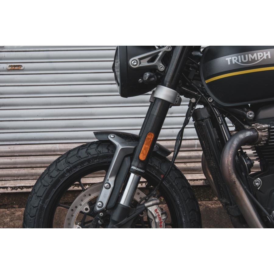 モートーン フロントフェンダー SHORTY アルミ ブラック SpeedTwin1200 (21-24) Speed400 (24-25) MTE1 |  | 03