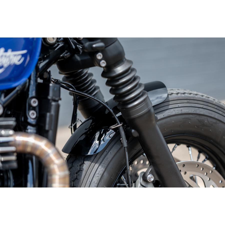 Motone(モートーン) フロントフェンダー SCOOP グロスブラック ボンネビル Bobber (21-25) MTE205 |  | 01