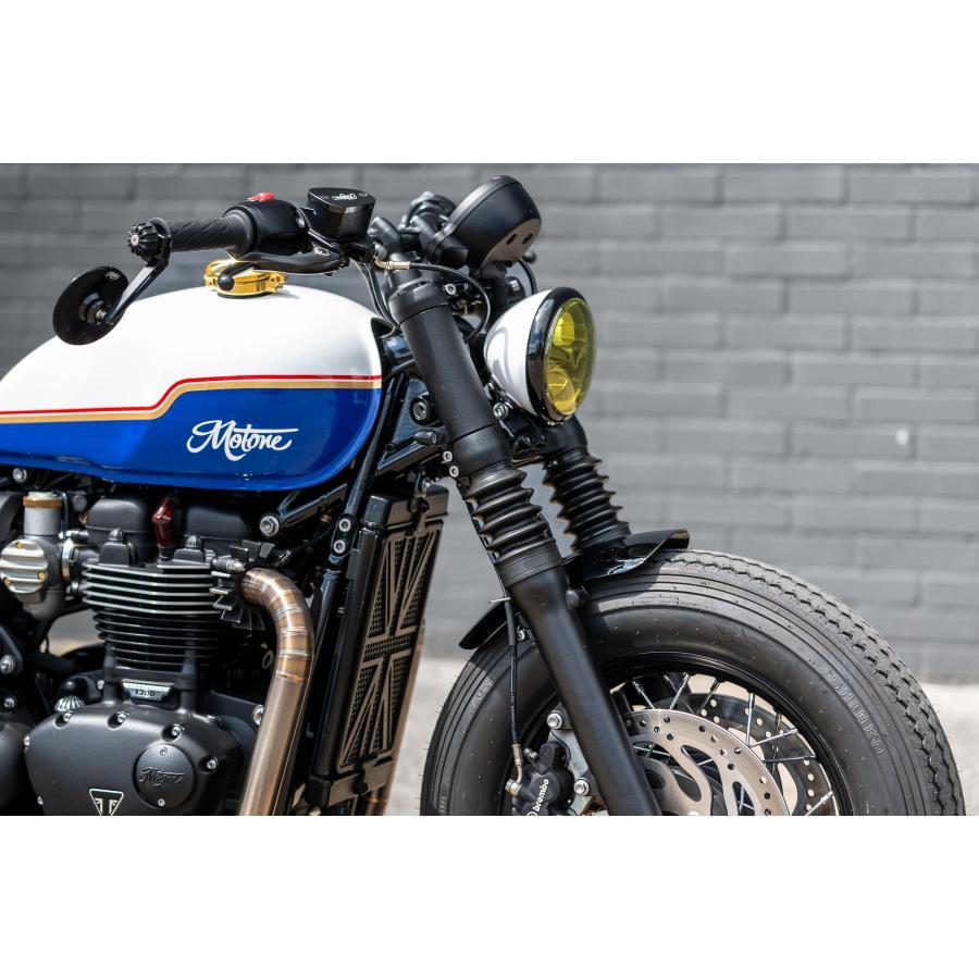 Motone(モートーン) フロントフェンダー SCOOP グロスブラック ボンネビル Bobber (21-25) MTE205 |  | 02