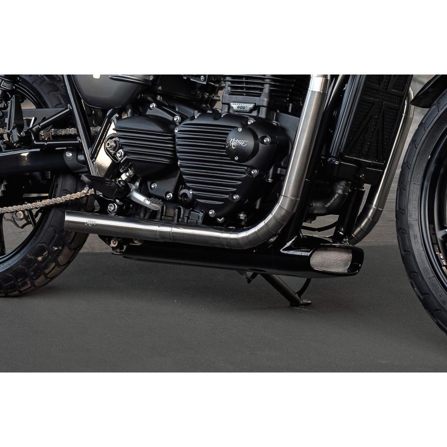 モートーン アンダースタイリングキット FORTYNINER ブラック T100/T120 (16-25) SpeedTwin900 (16-25) Thruxton/R/RS (16-24) MTE217 |  | 02