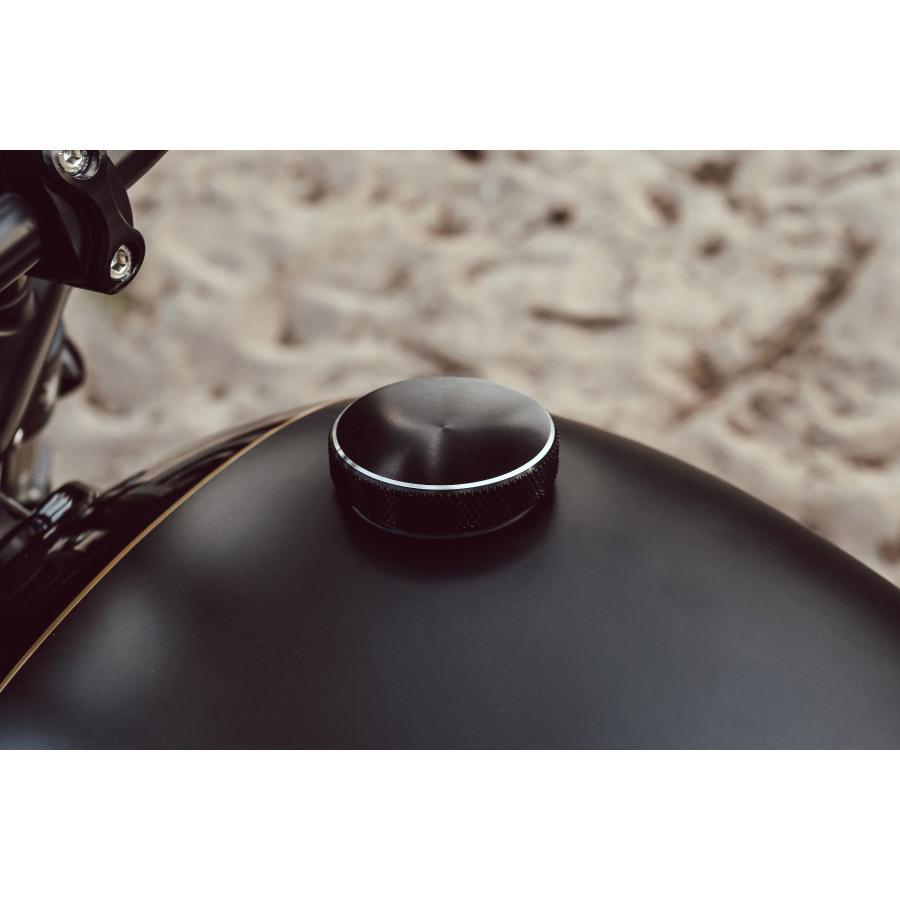 Motone(モートーン) タンクキャップ アルミ ブラック T100/T120 (02-25) SpeedTwin900 (16-24) スクランブラー Scrambler900 (17-25) NXS006 |  | 02